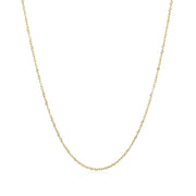 Bids.com 14k Yellow Gold Singapore Chain 0.8mm Necklaces White Smoke 16 / Yellow Gold,18 / Yellow Gold