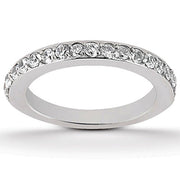 Bids.com 14k White Gold Pave Diamond Wedding Ring Band Set 1/2 Around Rings White Smoke 4 / White Gold,4.5 / White Gold,5 / White Gold,5.5 / White Gold,6 / White Gold,6.5 / White Gold,7 / White Gold,7.5 / White Gold,8 / White Gold,8.5 / White Gold,9 / White Gold
