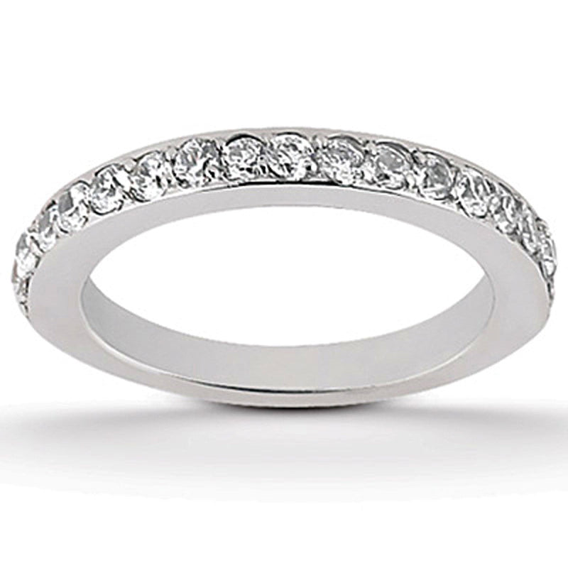 Bids.com 14k White Gold Pave Diamond Wedding Ring Band Set 1/2 Around Rings White Smoke 4 / White Gold,4.5 / White Gold,5 / White Gold,5.5 / White Gold,6 / White Gold,6.5 / White Gold,7 / White Gold,7.5 / White Gold,8 / White Gold,8.5 / White Gold,9 / White Gold