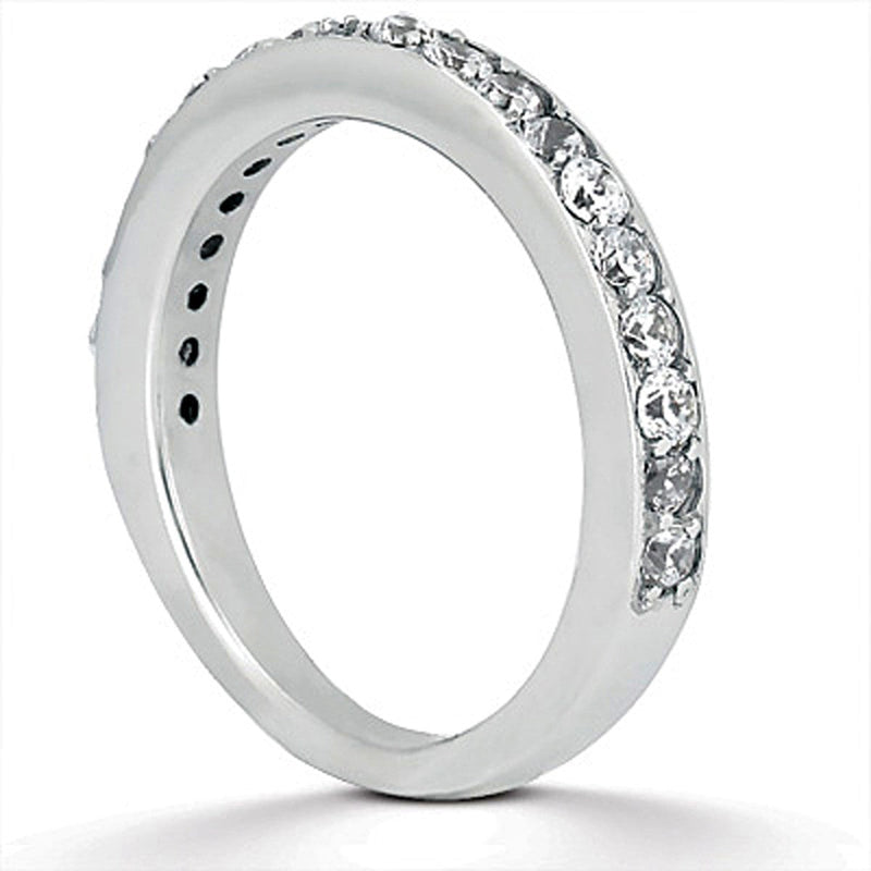 Bids.com 14k White Gold Pave Diamond Wedding Ring Band Set 1/2 Around Rings White Smoke 4 / White Gold,4.5 / White Gold,5 / White Gold,5.5 / White Gold,6 / White Gold,6.5 / White Gold,7 / White Gold,7.5 / White Gold,8 / White Gold,8.5 / White Gold,9 / White Gold