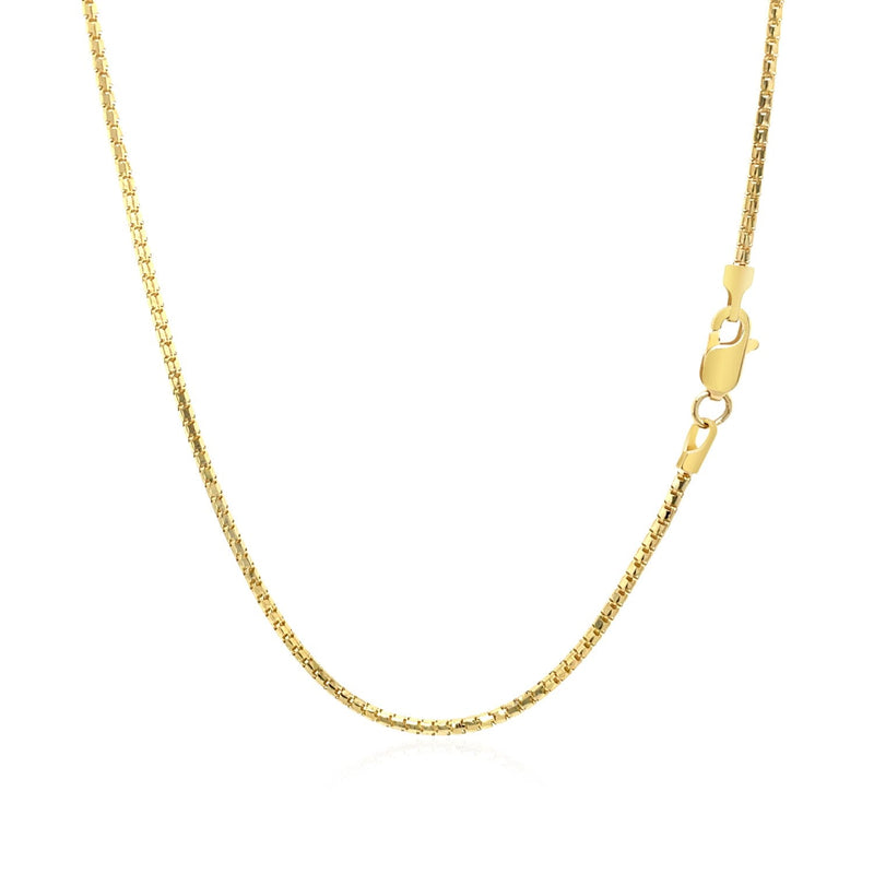 Bids.com 14k Yellow Gold Ice Chain 1.3mm Necklaces White Smoke 16 / Yellow Gold,18 / Yellow Gold,20 / Yellow Gold