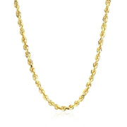 Bids.com 3.5mm 10k Yellow Gold Solid Diamond Cut Rope Chain Necklaces White Smoke 18 / Yellow Gold,20 / Yellow Gold,22 / Yellow Gold,24 / Yellow Gold,One / Yellow Gold