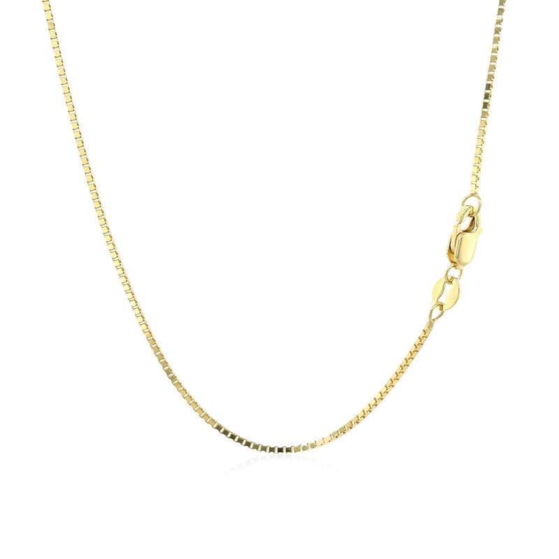 Bids.com 10k Yellow Gold Classic Box Chain 1.0mm Necklaces White Smoke 16 / Yellow Gold,18 / Yellow Gold,20 / Yellow Gold,22 / Yellow Gold,24 / Yellow Gold,30 / Yellow Gold,One / Yellow Gold