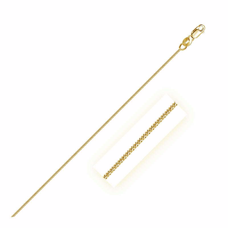 Bids.com 14k Yellow Gold Gourette Chain 1.0mm Necklaces White Smoke 16 / Yellow Gold,18 / Yellow Gold,20 / Yellow Gold,One / Yellow Gold