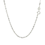 Bids.com 14k White Gold Singapore Chain 1.5mm Necklaces White Smoke 16 / White Gold,18 / White Gold,20 / White Gold,24 / White Gold