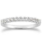 Bids.com 14k White Gold Fancy U Setting Shared Prong Diamond Wedding Ring Band Rings White Smoke 4 / White Gold,4.5 / White Gold,5 / White Gold,5.5 / White Gold,6 / White Gold,6.5 / White Gold,7 / White Gold,7.5 / White Gold,8 / White Gold,8.5 / White Gold,9 / White Gold