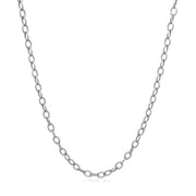 Bids.com 2.5mm 14k White Gold Pendant Chain with Textured Links Necklaces White Smoke 16 / White Gold,18 / White Gold,20 / White Gold,24 / White Gold
