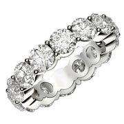 Bids.com Round Cut Lab Grown Diamond Eternity Ring in 14k White Gold (6 cttw FG/VS2) Rings White Smoke 4 / White Gold,4.5 / White Gold,5 / White Gold,5.5 / White Gold,6 / White Gold,6.5 / White Gold,7 / White Gold,7.5 / White Gold,8 / White Gold,8.5 / White Gold,9 / White Gold