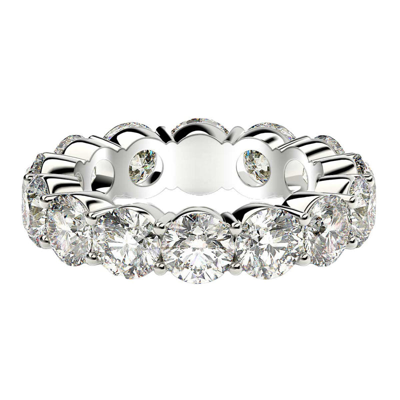 Bids.com Round Cut Lab Grown Diamond Eternity Ring in 14k White Gold (6 cttw FG/VS2) Rings White Smoke 4 / White Gold,4.5 / White Gold,5 / White Gold,5.5 / White Gold,6 / White Gold,6.5 / White Gold,7 / White Gold,7.5 / White Gold,8 / White Gold,8.5 / White Gold,9 / White Gold