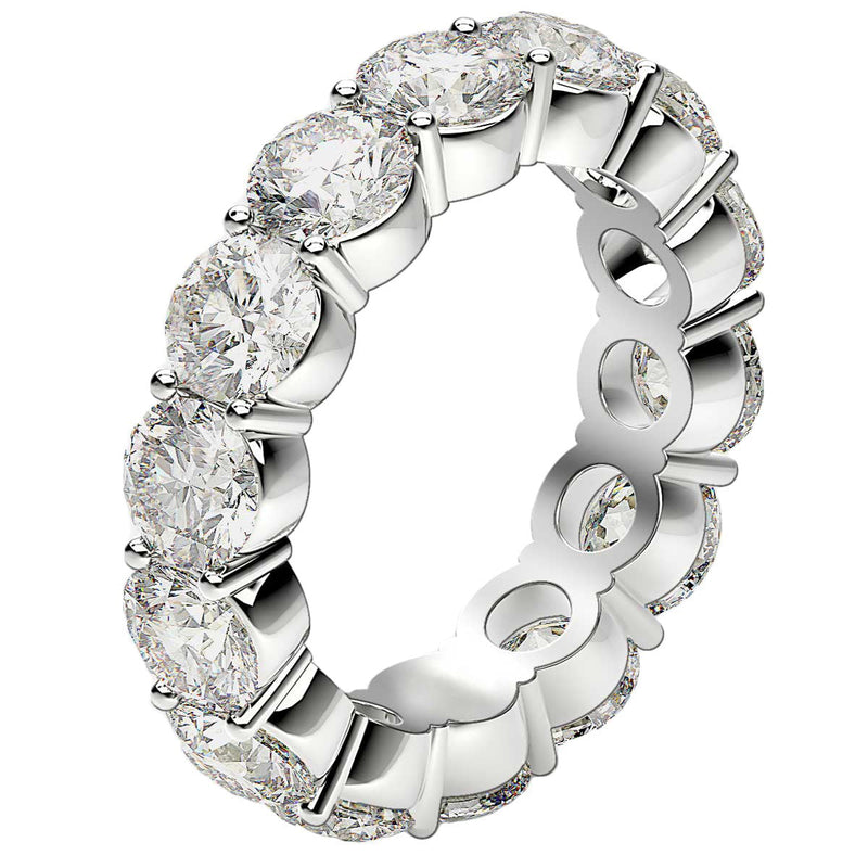 Bids.com Round Cut Lab Grown Diamond Eternity Ring in 14k White Gold (6 cttw FG/VS2) Rings White Smoke 4 / White Gold,4.5 / White Gold,5 / White Gold,5.5 / White Gold,6 / White Gold,6.5 / White Gold,7 / White Gold,7.5 / White Gold,8 / White Gold,8.5 / White Gold,9 / White Gold