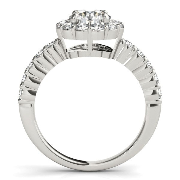 Bids.com 14k White Gold Round Floral Motif Diamond Engagement Ring (1 5/8 cttw) Rings White Smoke 3 / White Gold,3.5 / White Gold,4 / White Gold,4.5 / White Gold,5 / White Gold,5.5 / White Gold,6 / White Gold,6.5 / White Gold,7 / White Gold,7.5 / White Gold,8 / White Gold,8.5 / White Gold,9 / White Gold