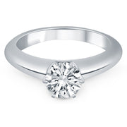 Bids.com 14k White Gold Solitaire Cathedral Engagement Ring Rings White Smoke 4 / White Gold,4.5 / White Gold,5 / White Gold,5.5 / White Gold,6 / White Gold,6.5 / White Gold,7 / White Gold,7.5 / White Gold,8 / White Gold,8.5 / White Gold,9 / White Gold