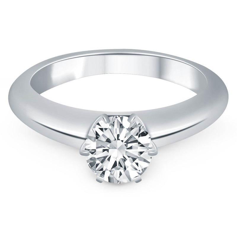 Bids.com 14k White Gold Solitaire Cathedral Engagement Ring Rings White Smoke 4 / White Gold,4.5 / White Gold,5 / White Gold,5.5 / White Gold,6 / White Gold,6.5 / White Gold,7 / White Gold,7.5 / White Gold,8 / White Gold,8.5 / White Gold,9 / White Gold
