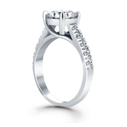 Bids.com 14k White Gold Trellis Diamond Engagement Ring Rings White Smoke 4 / White Gold,4.5 / White Gold,5 / White Gold,5.5 / White Gold,6 / White Gold,6.5 / White Gold,7 / White Gold,7.5 / White Gold,8 / White Gold,8.5 / White Gold,9 / White Gold