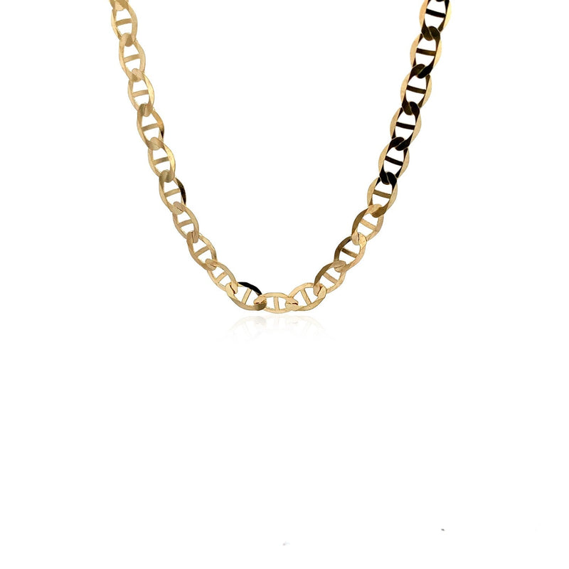 Bids.com 5.5mm 10k Yellow Gold Mariner Link Chain Necklaces White Smoke 18 / Yellow Gold,20 / Yellow Gold,22 / Yellow Gold,24 / Yellow Gold,30 / Yellow Gold,One / Yellow Gold