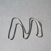 Bids.com 14k White Gold Classic Box Chain 1.4mm Necklaces Gray 16 / White Gold,18 / White Gold,20 / White Gold,22 / White Gold,24 / White Gold,30 / White Gold