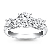 Bids.com 14k White Gold Five Stone Diamond Trellis Engagement Ring Rings White Smoke 4 / White Gold,4.5 / White Gold,5 / White Gold,5.5 / White Gold,6 / White Gold,6.5 / White Gold,7 / White Gold,7.5 / White Gold,8 / White Gold,8.5 / White Gold,9 / White Gold