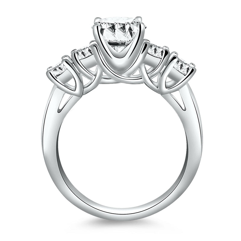Bids.com 14k White Gold Five Stone Diamond Trellis Engagement Ring Rings White Smoke 4 / White Gold,4.5 / White Gold,5 / White Gold,5.5 / White Gold,6 / White Gold,6.5 / White Gold,7 / White Gold,7.5 / White Gold,8 / White Gold,8.5 / White Gold,9 / White Gold