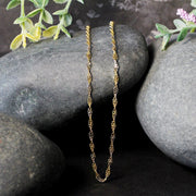 Bids.com 2.0mm 14k Two-Tone Gold Singapore Chain Necklaces Black 16 / Two-Tone Gold,18 / Two-Tone Gold,20 / Two-Tone Gold