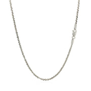 Bids.com 14k White Gold Sparkle Chain 1.5mm Necklaces White Smoke 16 / White Gold,18 / White Gold,20 / White Gold,One / White Gold