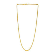 Bids.com 14k Yellow Gold Bismark Chain (2.50 mm) Necklaces White Smoke 16 / Yellow Gold,18 / Yellow Gold,20 / Yellow Gold
