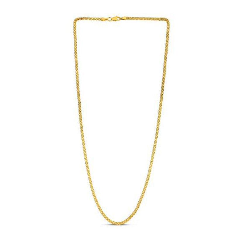 Bids.com 14k Yellow Gold Bismark Chain (2.50 mm) Necklaces White Smoke 16 / Yellow Gold,18 / Yellow Gold,20 / Yellow Gold