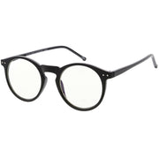 zeroUV Retro P3 Shaped Clear Lens Blue Light Blocking Glasses D158 Glasses White Smoke Black / Clear,Clear / Clear,Tortoise / Clear,Clear Tortoise / Clear