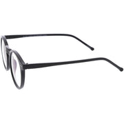 zeroUV Retro P3 Shaped Clear Lens Blue Light Blocking Glasses D158 Glasses White Smoke Black / Clear,Clear / Clear,Tortoise / Clear,Clear Tortoise / Clear