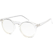 zeroUV Retro P3 Shaped Clear Lens Blue Light Blocking Glasses D158 Glasses White Smoke Black / Clear,Clear / Clear,Tortoise / Clear,Clear Tortoise / Clear