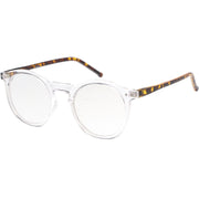 zeroUV Retro P3 Shaped Clear Lens Blue Light Blocking Glasses D158 Glasses White Smoke Black / Clear,Clear / Clear,Tortoise / Clear,Clear Tortoise / Clear