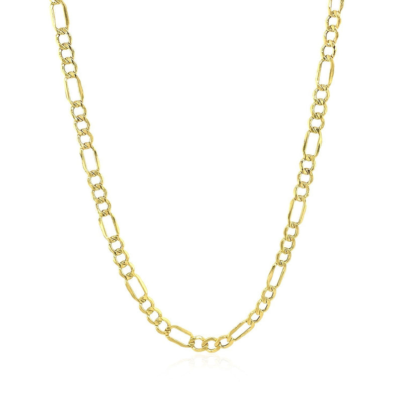 Bids.com 2.8mm 10k Yellow Gold Lite Figaro Chain Necklaces White Smoke 18 / Yellow Gold,20 / Yellow Gold,24 / Yellow Gold,One / Yellow Gold