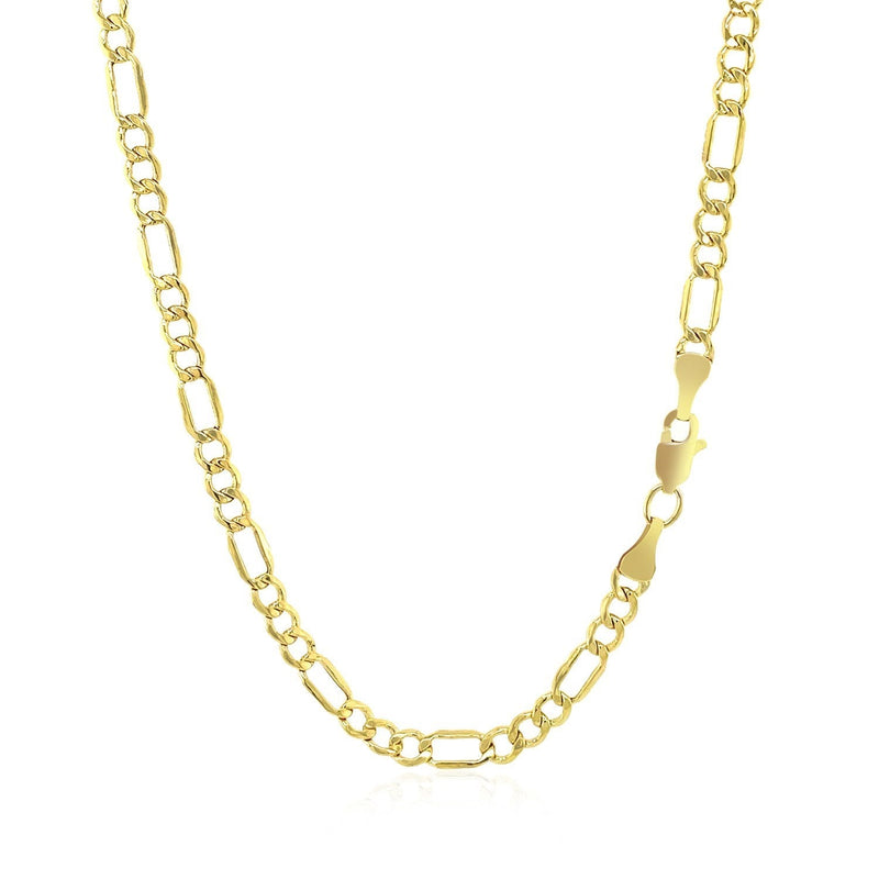 Bids.com 2.8mm 10k Yellow Gold Lite Figaro Chain Necklaces White Smoke 18 / Yellow Gold,20 / Yellow Gold,24 / Yellow Gold,One / Yellow Gold