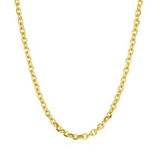 Bids.com 3.1mm 14k Yellow Gold Diamond Cut Cable Link Chain Necklaces White Smoke 18 / Yellow Gold,20 / Yellow Gold,22 / Yellow Gold,24 / Yellow Gold,One / Yellow Gold