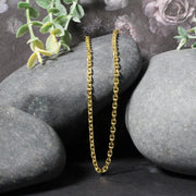 Bids.com 3.1mm 14k Yellow Gold Diamond Cut Cable Link Chain Necklaces Black 18 / Yellow Gold,20 / Yellow Gold,22 / Yellow Gold,24 / Yellow Gold,One / Yellow Gold
