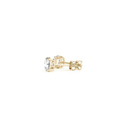 Bids.com 1 cttw Certified IGI Lab Grown Round Diamond Stud Earrings 14k Yellow Gold (G/VS2) Earrings White Smoke Yellow Gold