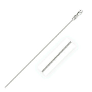 Bids.com 14k White Gold Gourmette Chain 1.0mm Necklaces White Smoke 16 / White Gold,18 / White Gold,20 / White Gold,One / White Gold