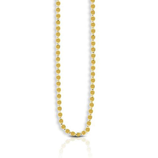 Bids.com 14k Yellow Gold Oval Mirror Chain (2.20 mm) Necklaces White Smoke 16 / Yellow Gold,18 / Yellow Gold,24 / Yellow Gold