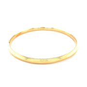 Bids.com Classic Bangle in 14k Yellow Gold (5.0mm) Bracelets White Smoke 7 / Yellow Gold,8 / Yellow Gold