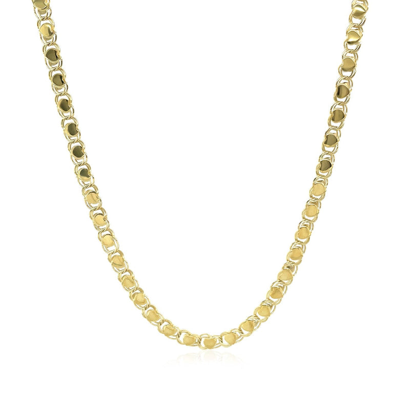 Bids.com 2.9mm 14k Yellow Gold Heart Chain Necklaces White Smoke 16 / Yellow Gold,18 / Yellow Gold,One / Yellow Gold