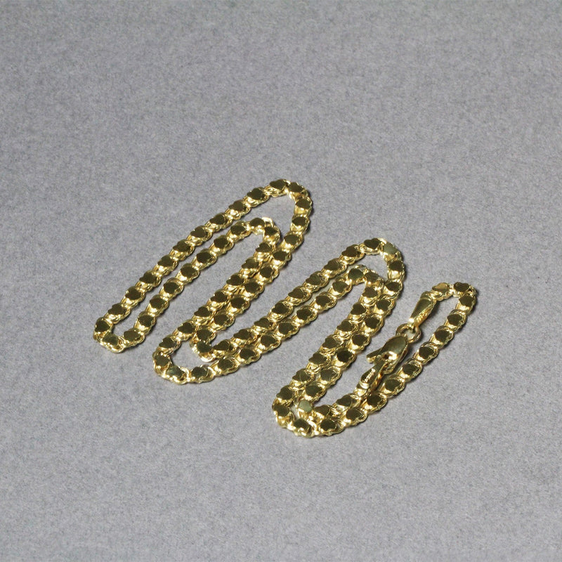 Bids.com 2.9mm 14k Yellow Gold Heart Chain Necklaces Dark Gray 16 / Yellow Gold,18 / Yellow Gold,One / Yellow Gold