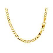 Bids.com 2.4mm 10k Yellow Gold Curb Chain Necklaces White Smoke 16 / Yellow Gold,18 / Yellow Gold,20 / Yellow Gold,One / Yellow Gold