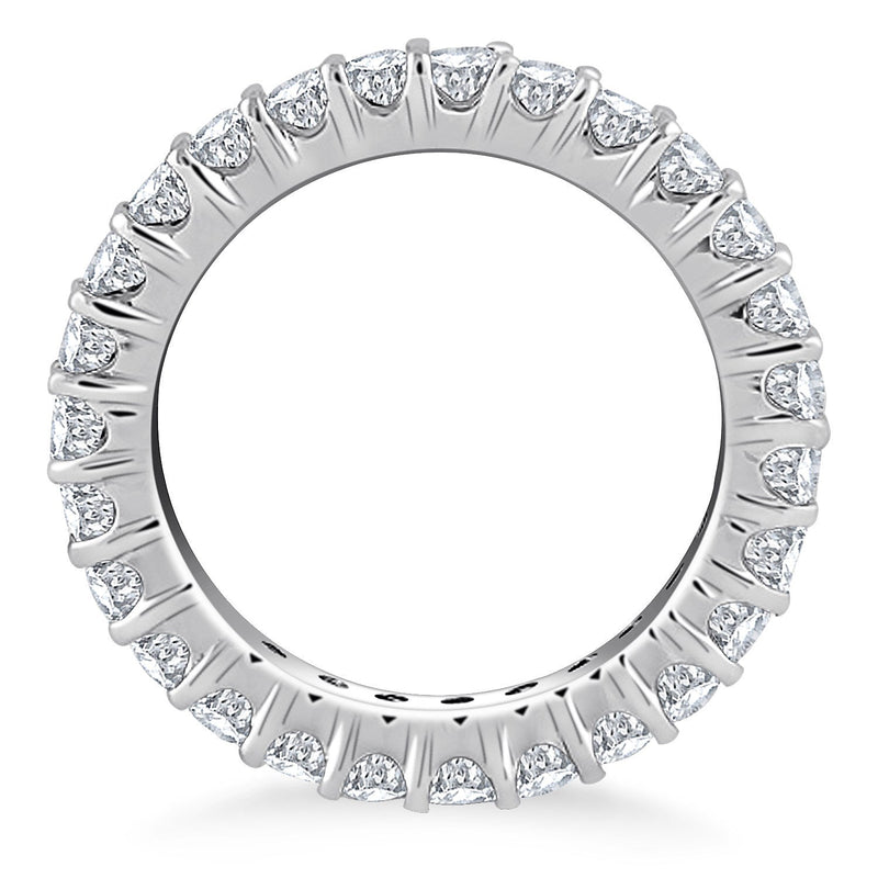 Bids.com 14k White Gold Common Prong Round Diamond Eternity Ring Rings White Smoke 4 / White Gold,5 / White Gold,6 / White Gold,7 / White Gold,8 / White Gold