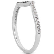 Bids.com 14k White Gold Fancy Zig Zag Pave Diamond Wedding Ring Band Rings White Smoke 4 / White Gold,4.5 / White Gold,5 / White Gold,5.5 / White Gold,6 / White Gold,6.5 / White Gold,7 / White Gold,7.5 / White Gold,8 / White Gold,8.5 / White Gold,9 / White Gold
