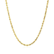 Bids.com 2.25mm 10k Yellow Gold Solid Diamond Cut Rope Chain Necklaces White Smoke 16 / Yellow Gold,18 / Yellow Gold,20 / Yellow Gold,22 / Yellow Gold,24 / Yellow Gold,30 / Yellow Gold,One / Yellow Gold