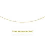 Bids.com 2.5mm 14k Yellow Gold Pendant Chain with Textured Links Necklaces White Smoke 16 / Yellow Gold,18 / Yellow Gold,20 / Yellow Gold,24 / Yellow Gold