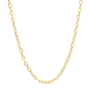Bids.com 2.5mm 14k Yellow Gold Pendant Chain with Textured Links Necklaces White Smoke 16 / Yellow Gold,18 / Yellow Gold,20 / Yellow Gold,24 / Yellow Gold