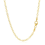 Bids.com 2.5mm 14k Yellow Gold Pendant Chain with Textured Links Necklaces White Smoke 16 / Yellow Gold,18 / Yellow Gold,20 / Yellow Gold,24 / Yellow Gold