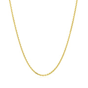 Bids.com 14k Yellow Gold Diamond Cut Cable Link Chain 1.4mm Necklaces White Smoke 16 / Yellow Gold,18 / Yellow Gold,20 / Yellow Gold,24 / Yellow Gold,One / Yellow Gold