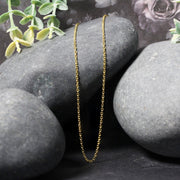 Bids.com 14k Yellow Gold Diamond Cut Cable Link Chain 1.4mm Necklaces Black 16 / Yellow Gold,18 / Yellow Gold,20 / Yellow Gold,24 / Yellow Gold,One / Yellow Gold