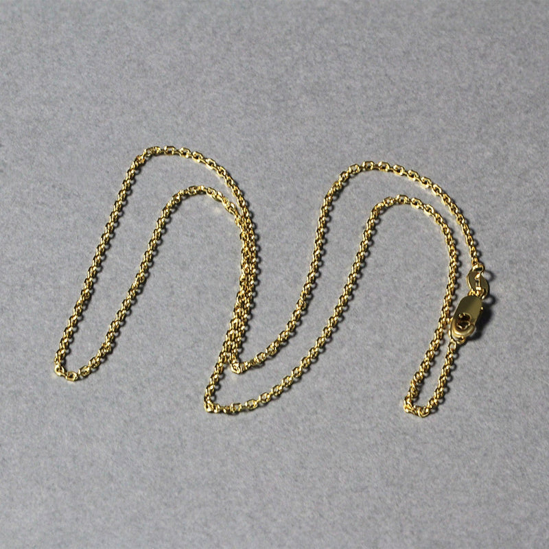 Bids.com 14k Yellow Gold Diamond Cut Cable Link Chain 1.4mm Necklaces Dark Gray 16 / Yellow Gold,18 / Yellow Gold,20 / Yellow Gold,24 / Yellow Gold,One / Yellow Gold